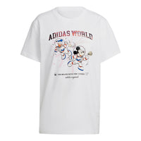 (WMNS) adidas x Disney Graphic T-Shirt 'White' HL9051