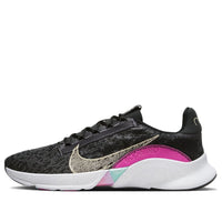 (WMNS) Nike SuperRep Go 3 Flyknit Next Nature Premium 'Black Fireberry Gold' FB7156-001