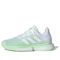 (WMNS) adidas Solematch Bounce White/Green G26790