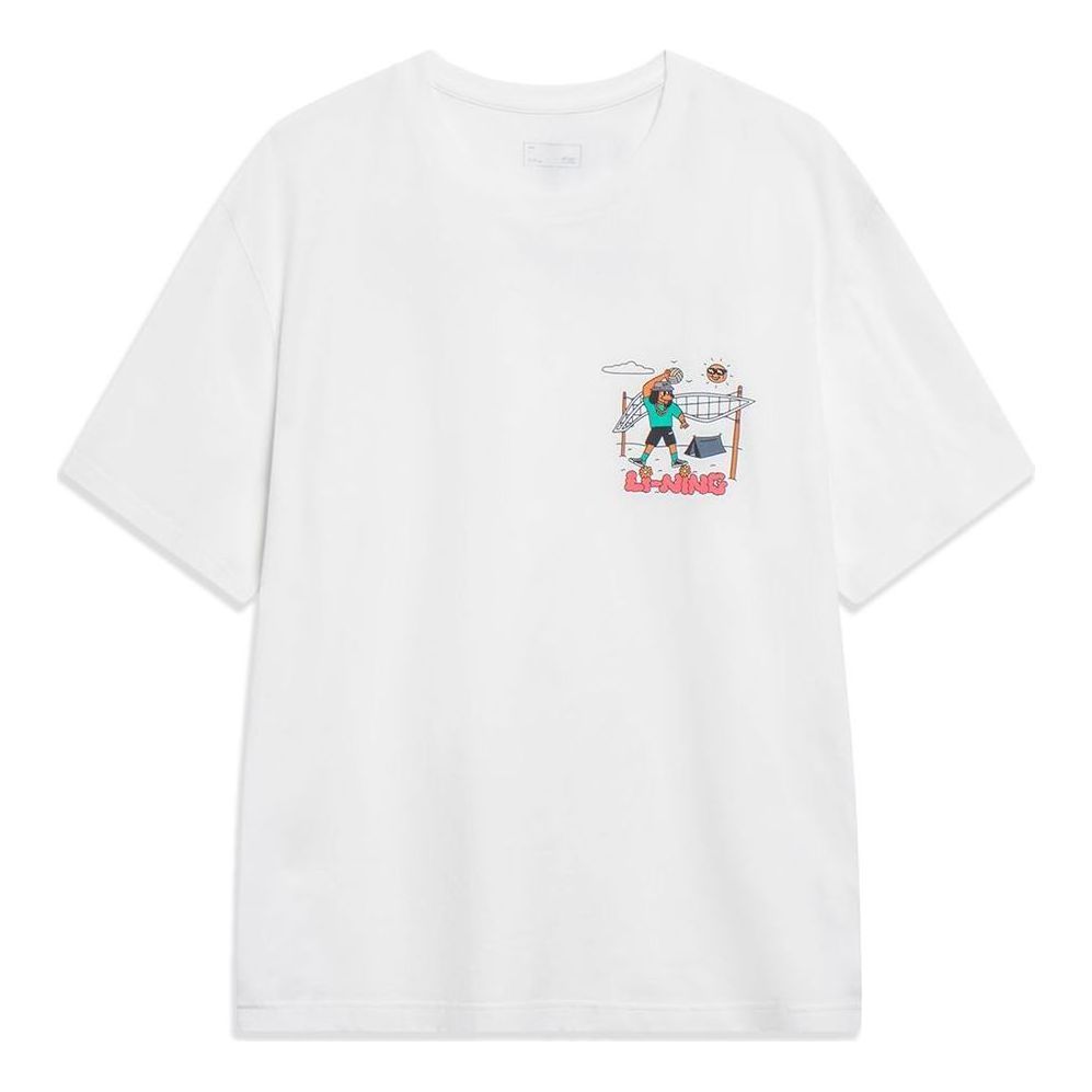 Li-Ning Anything Is Possible Graphic T-shirt 'White' AHST179-5