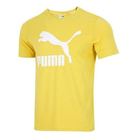 PUMA Classics Logo T-Shirt 'Yellow White' 532280-31