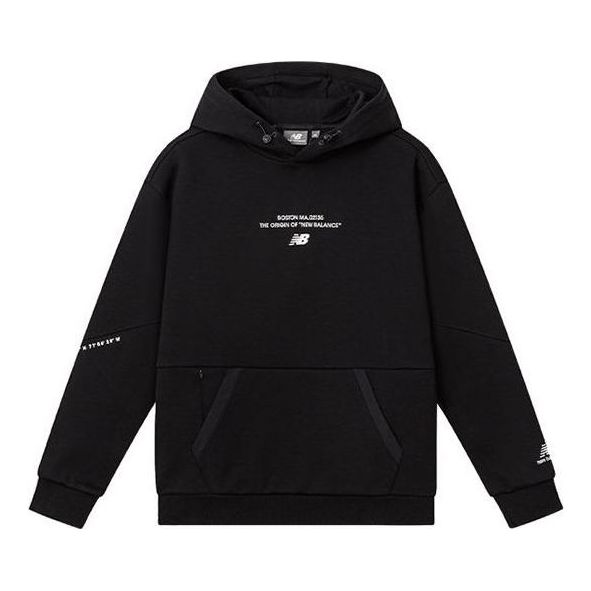 New Balance Sportswear Hoodie 'Black White' 5CC39593-BK