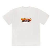 Travis Scott Cactus Jack Flame T-shirt 'Cream' CJFN-SS34