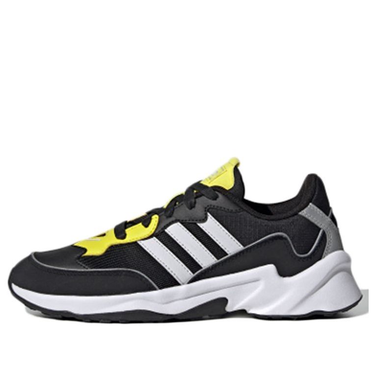 (WMNS) adidas neo 20-20 FX 'Black White Yellow' EH2146