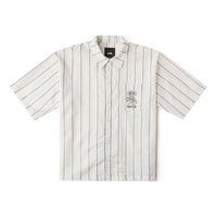 Vans Stripe Short-sleeved Shirts 'White Blue' VN000GTKCTU