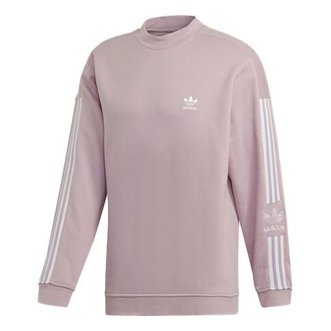 adidas originals Casual Sports Round Neck Pullover Pink Purple Gray ED6123