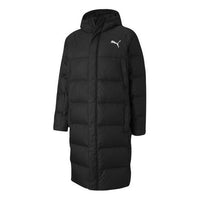 PUMA Long Oversized Down Jacket 'Black White' 585403-01