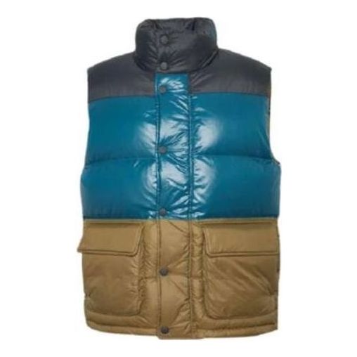 Converse Down Quilted Vest 'Olive Metallic Green' 10017093-A01