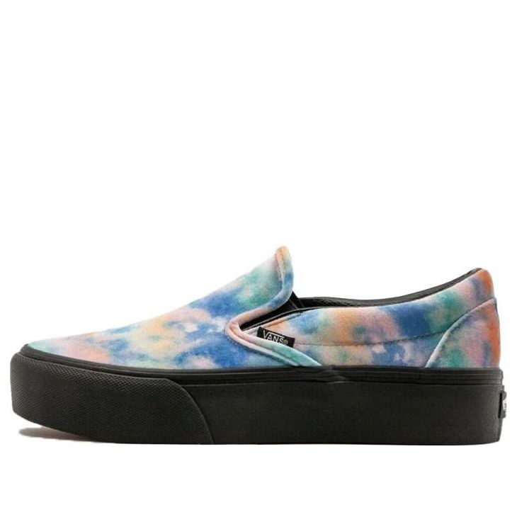Vans Classic Slip-On Platform 'Velvet Tie-Dye' VN0A3JEZQ6E