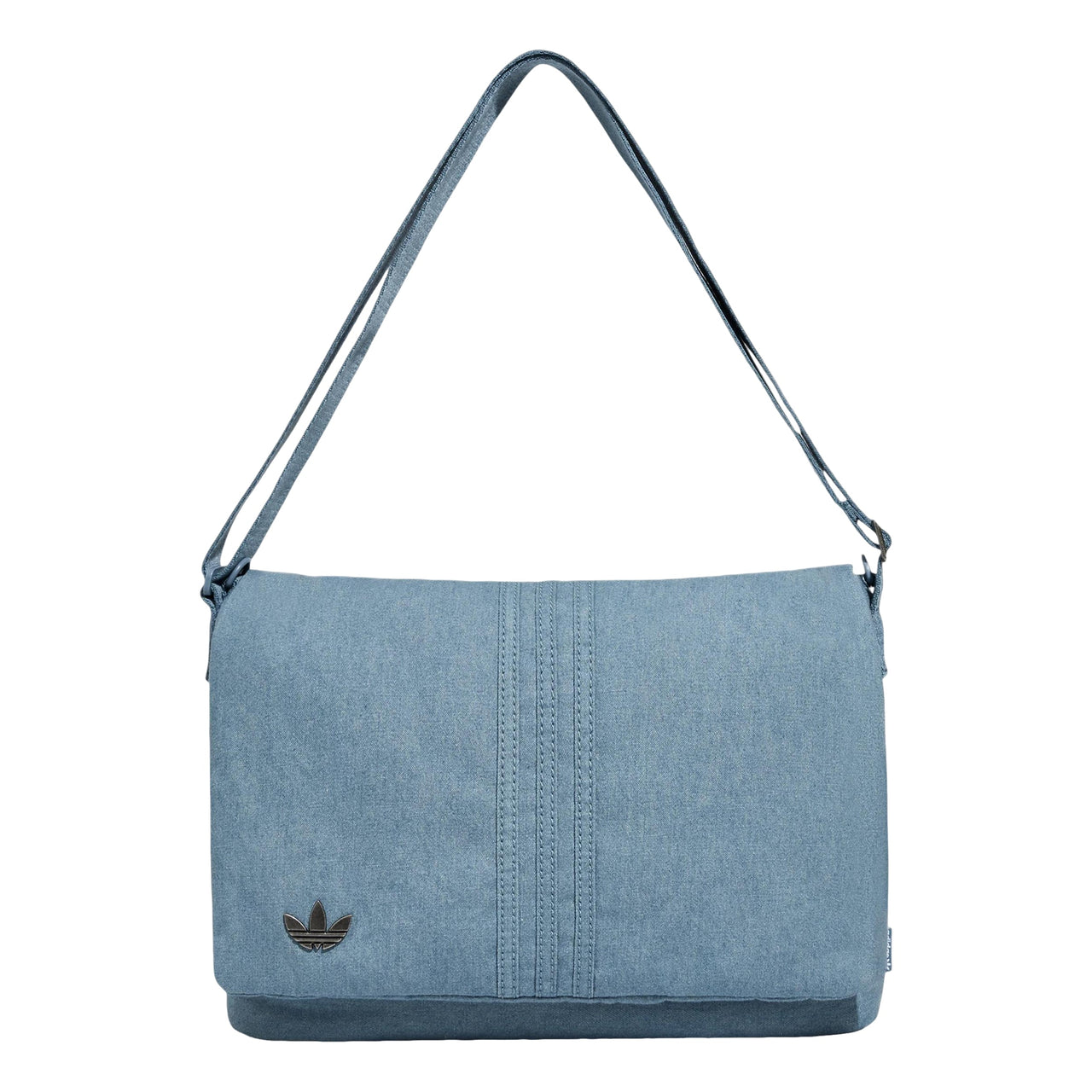 adidas Originals Embossed Trefoil Logo Shoulder Bag 'Sky Blue' LD6378