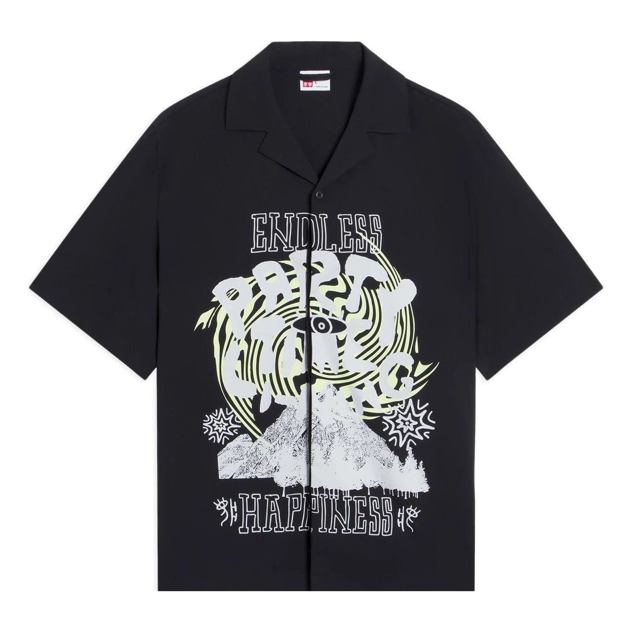 Li-Ning Endless Summer Festival Graphic Shirt 'Black' ASHS889-2