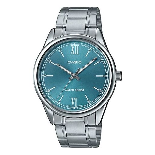CASIO Quartz Waterproof Blue Dial Blue Dial Mens Blue Analog MTP-V005D-3B