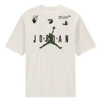 Air Jordan x Off-White MJ T-Shirt 'White Black Forest Green' DM0061-054