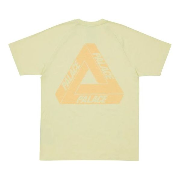 HE9373 PALACE x adidas Crossover Chest Logo Short Sleeve Unisex Yellow HE9374