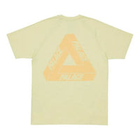 HE9373 PALACE x adidas Crossover Chest Logo Short Sleeve Unisex Yellow HE9374