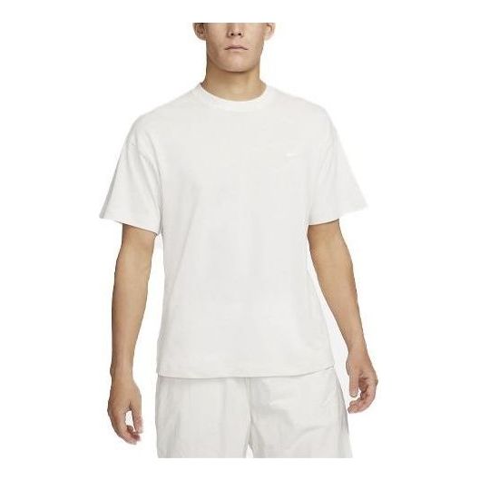 Nike Solo Swoosh Short Sleeve Knit Top 'White' DA0321-030
