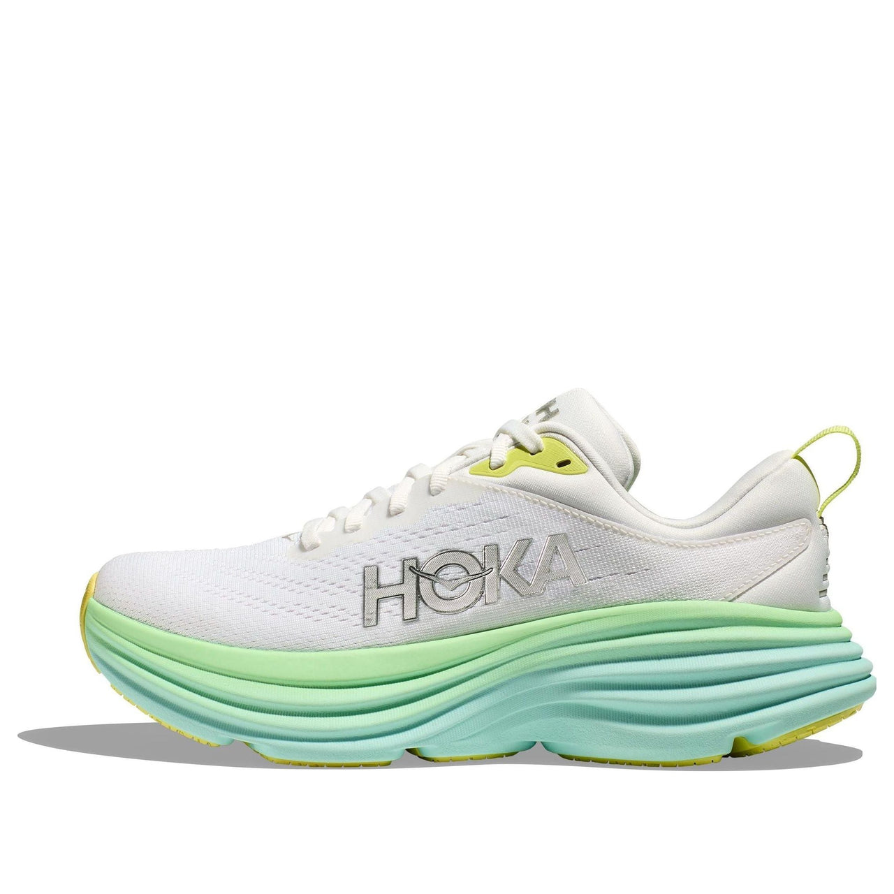 (WMNS) HOKA ONE ONE Bondi 8 D Wide 'Champagne White Sea Blue' 1127954-BDBSO