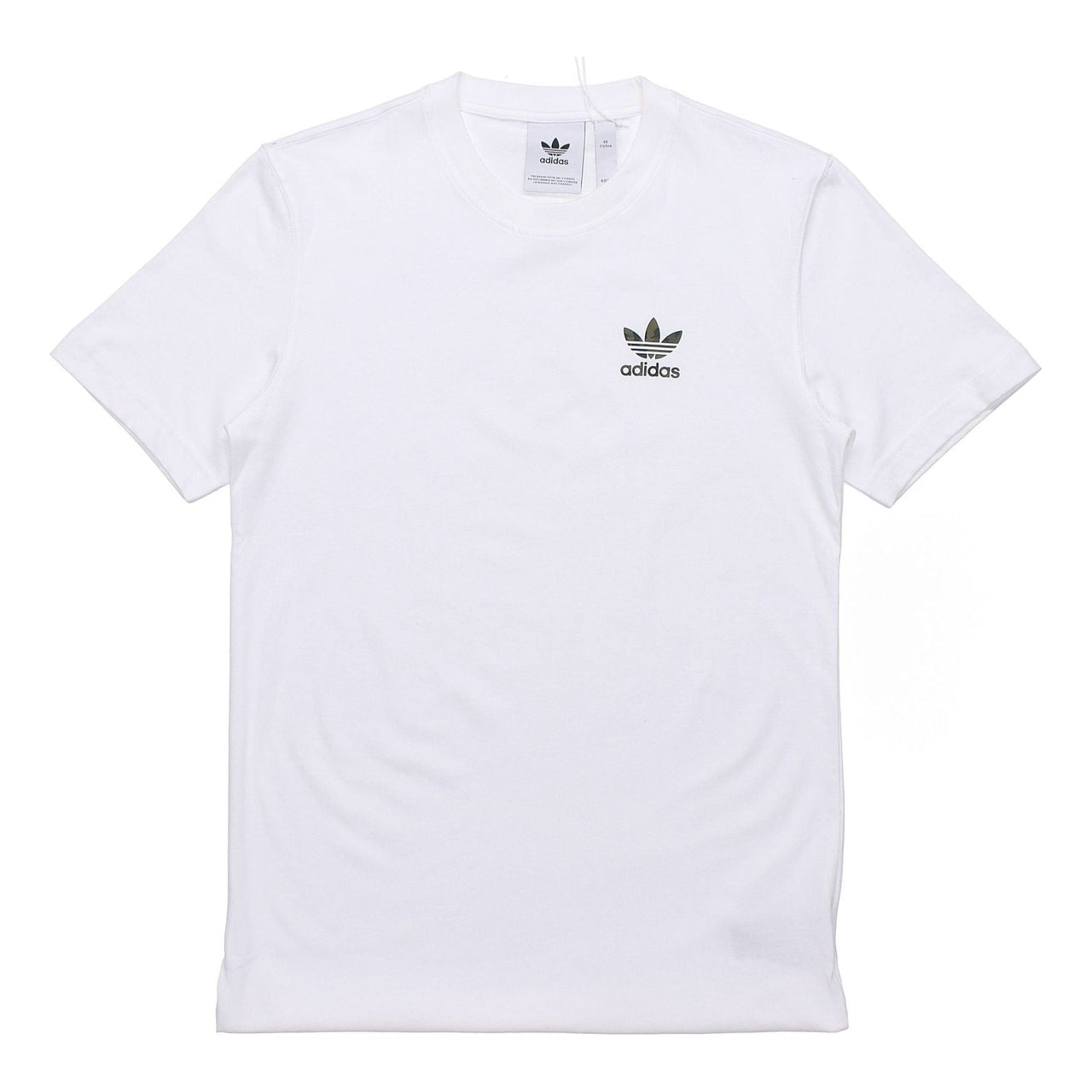 adidas originals Solid Color Logo Short Sleeve White FM3355