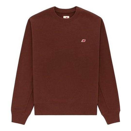 New Balance MADE in USA Core Crewneck Sweatshirt 'Rich Oak' MT21541-ROK