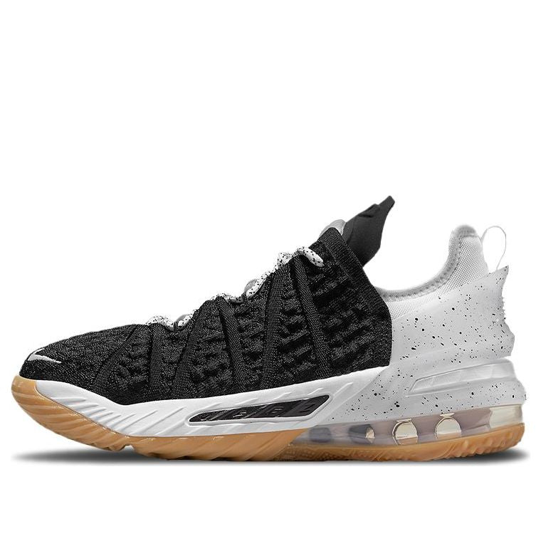 (GS) Nike LeBron 18 'Black White Gum' CW2760-007
