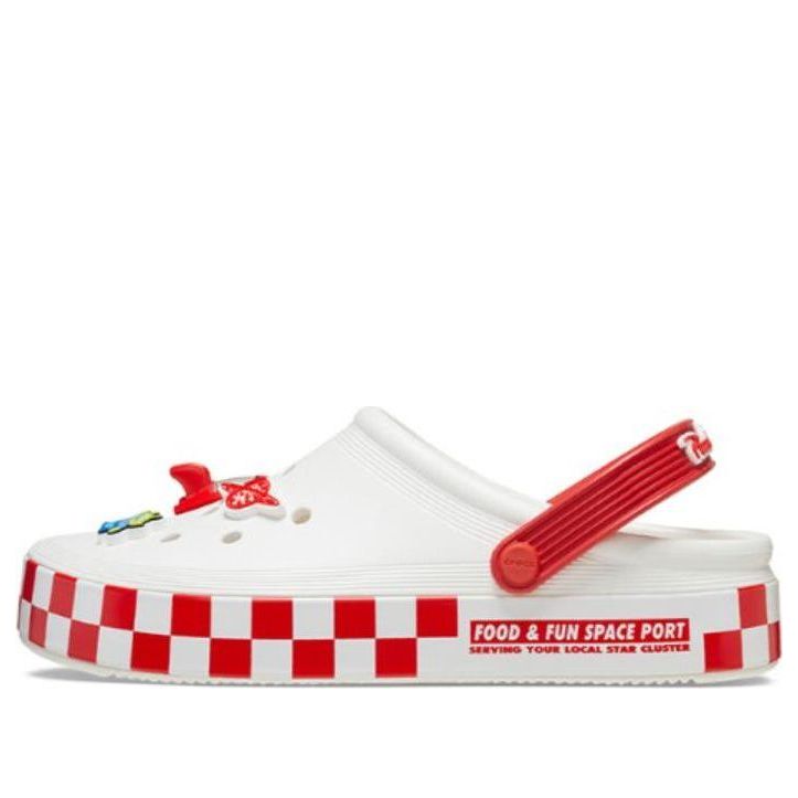 Crocs Toy Story Pizza Planet Off Court Clogs 'White Red' 209816-100