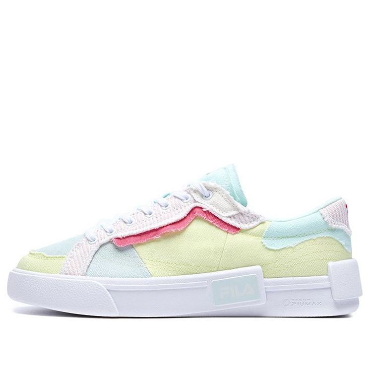 (WMNS) FILA FUSION Canvas Shoes 'White Multi' T12W228207FPS