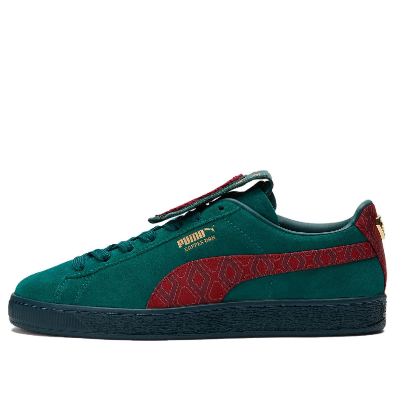 PUMA Dapper Dan x Suede 'Jacquard Print - Varsity Green' 390988-02