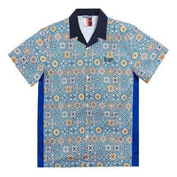 KITH Printed Camp Collar Shirt 'Blue Multi' KH3788-109