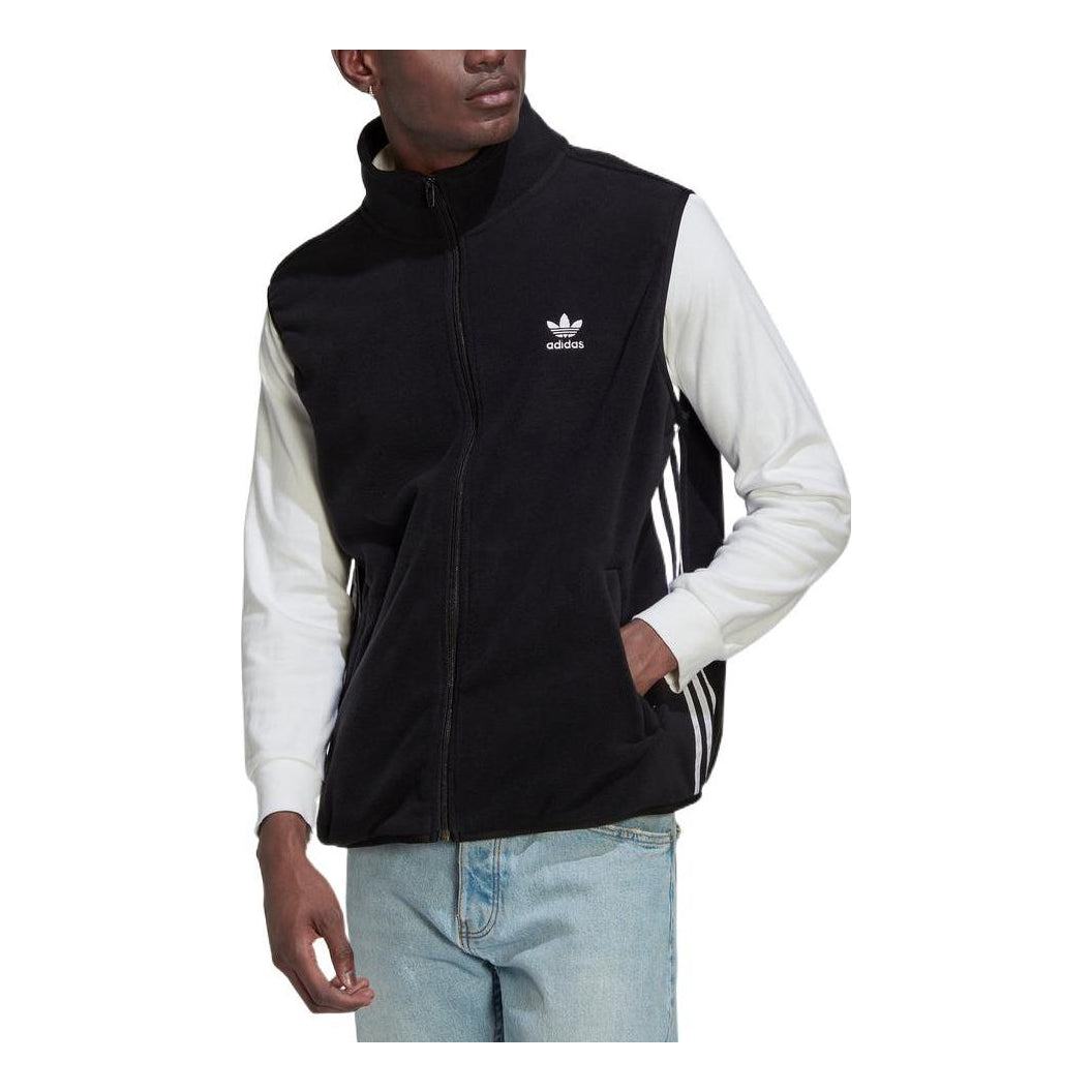 adidas Originals Adicolor Fleece Vest 'Black' HK7391