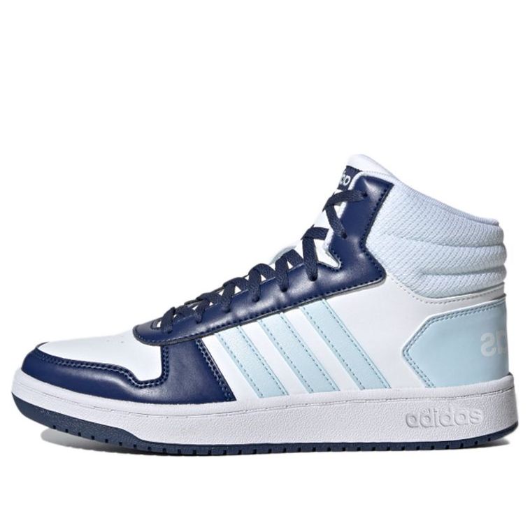 (WMNS) adidas Hoops 2.0 Mid 'White Blue' G55055