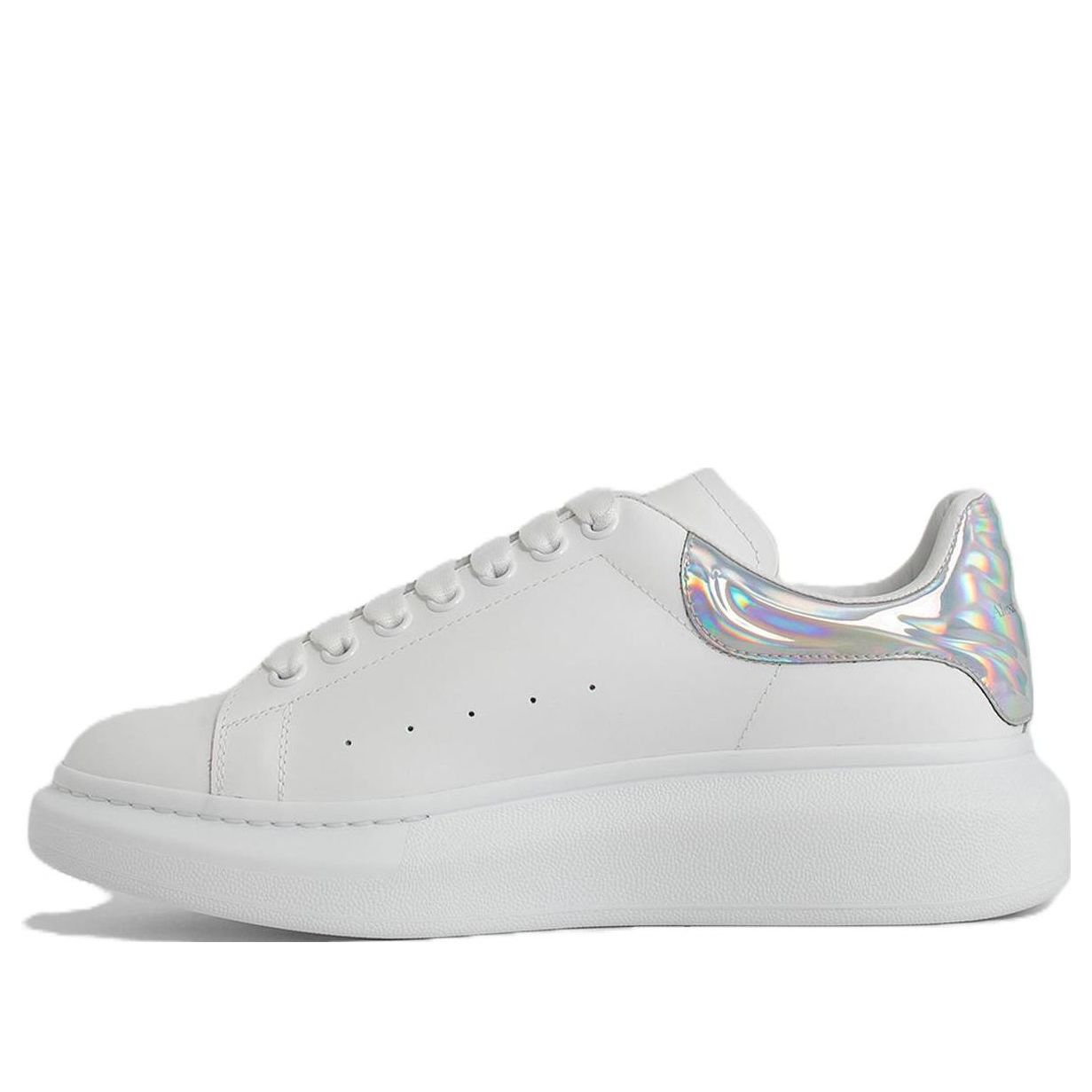 Alexander McQueen Oversized Low-Top Sneakers 'White Silver' 688525WHVIU9071