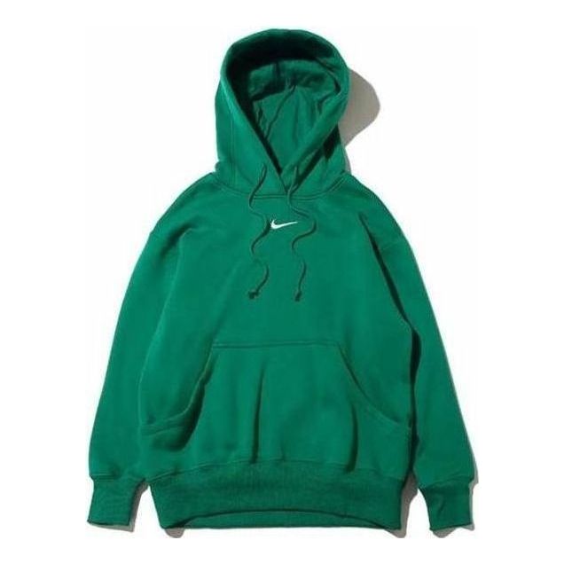 (WMNS) Nike Sportswear Phoenix Fleece Over-Oversized Pullover Hoodie 'Green' DQ5861-365