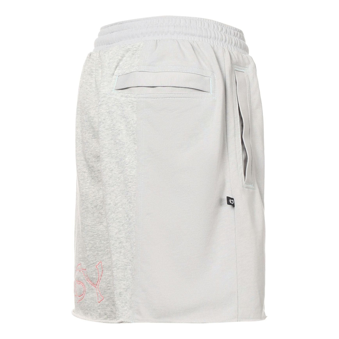 Nike Durant French Terry Breathable Sports Drawstring Solid Color Splicing Embroidered Alphabet Loose Shorts Gray DH7374-050