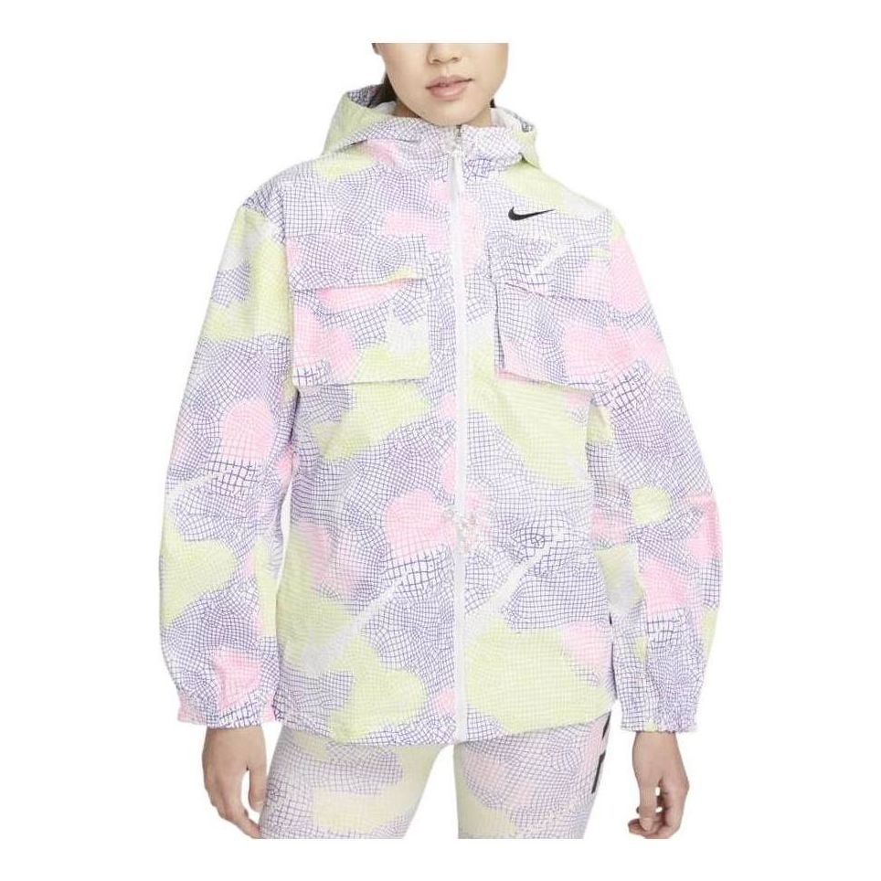 (WMNS) Nike x Serena Williams Design Crew Woven Jacket (Asia Sizing) 'Purple Yellow' DV8073-702