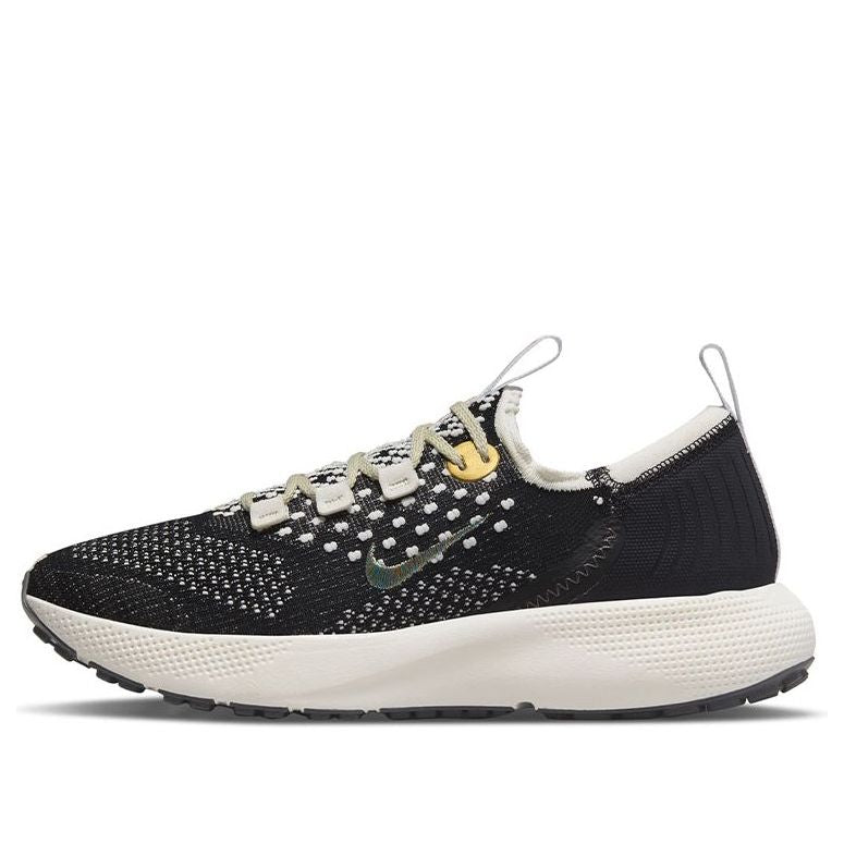 (WMNS) Nike React Escape Run Flyknit 'Black Metallic Vivid Gold' DC4269-002