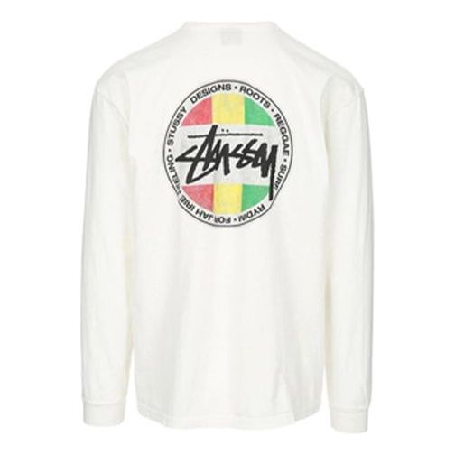 Stussy Circular Printing Long Sleeves Unisex White 1994176