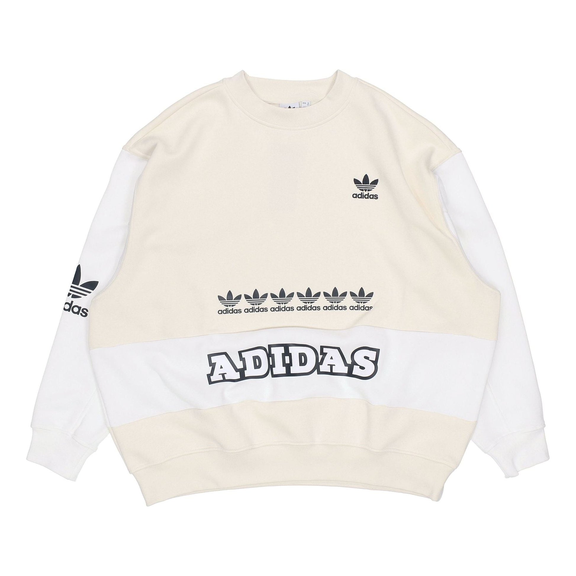 (WMNS) adidas Originals Trefoil Logo Sweatshirts 'White' H20451