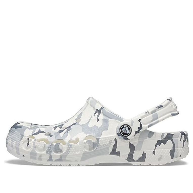 Crocs Unisex Bayaband Sandals - White Camo 'Gray White' 206230-1D3