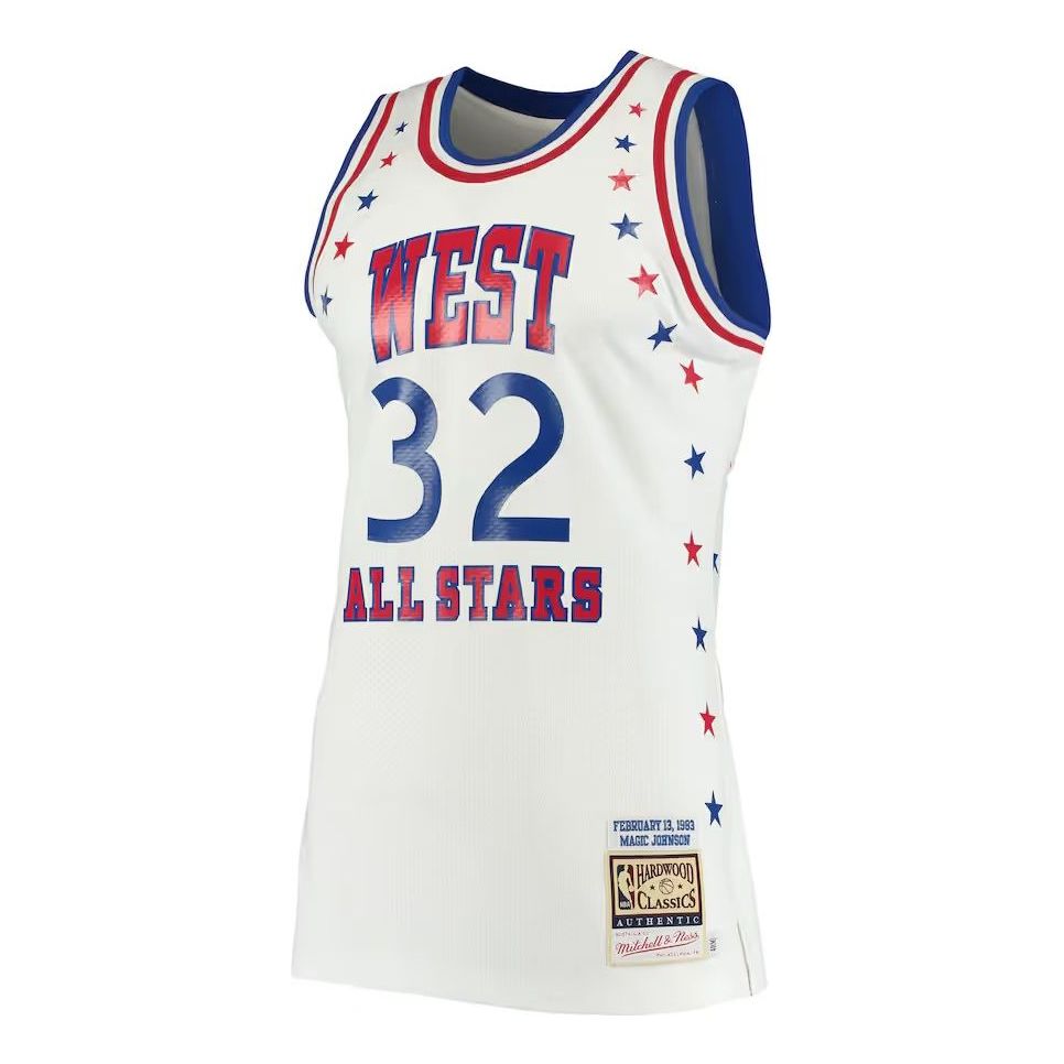 Mitchell & Ness x NBA 1983 All Star Jersey 'Magic Johnson 32' BA64IZ-ASW-W-BZL