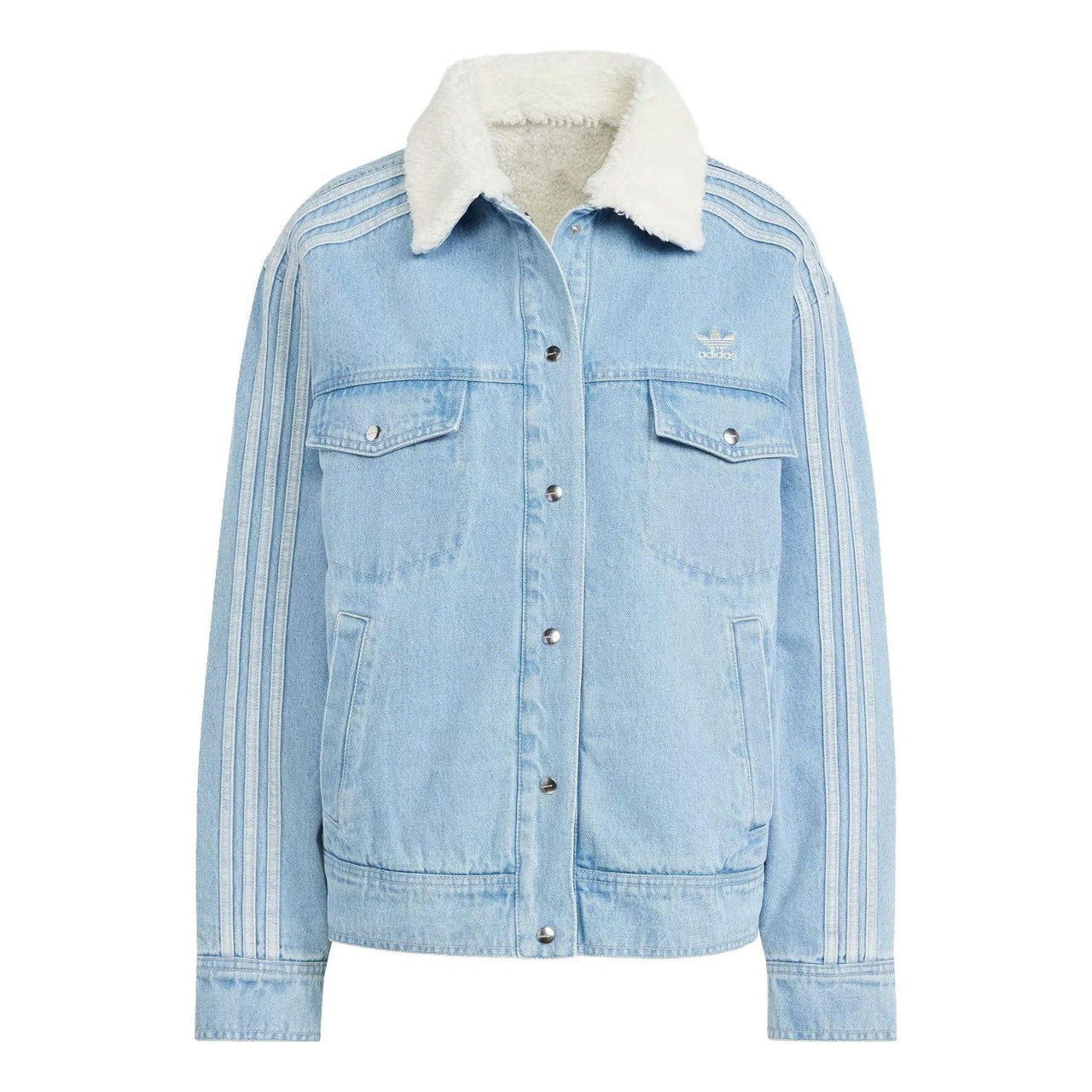 (WMNS) adidas originals Neutral Court Denim Jacket 'Blue' IS5250