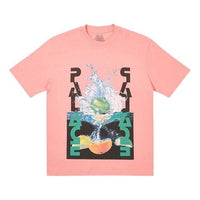 PALACE Furi Round Neck Short Sleeve Unisex Pink Red P19TS040
