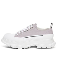 Alexander McQueen Tread Slick Canvas Sneakers 'Lilac White' 604257W4MV21331