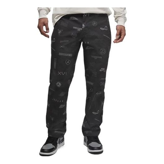 Air Jordan Flight Heritage Straight-leg Cargo Pants 'Black' DV7560-010