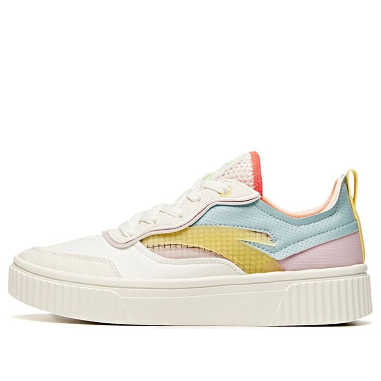 (WMNS) ANTA Life Series Sneakers 'White Grey Purple' 122038063-2