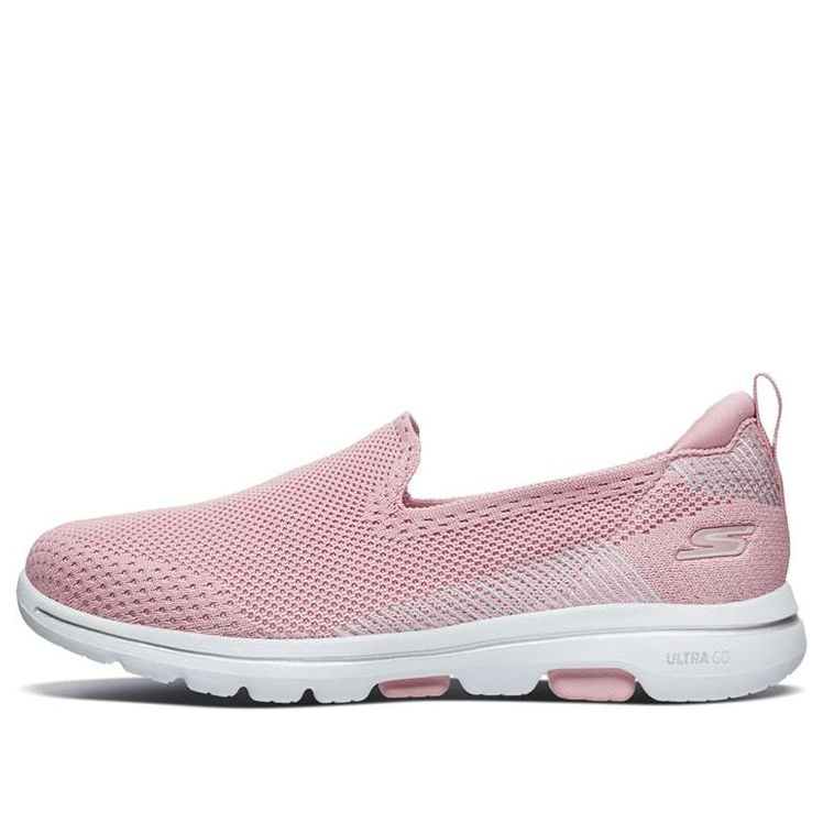 (WMNS) Skechers Go Walk 5 Loafers Pink 15900-LTPK