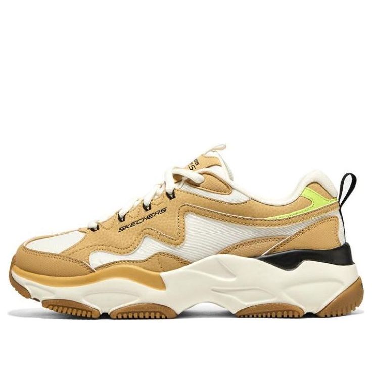 (WMNS) Skechers Lander S Shoes 'Yellow White' 896157-NTTN
