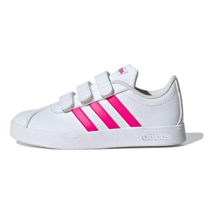 (PS) adidas VL Court 2.0 Cmf 'White Pink' EG3880
