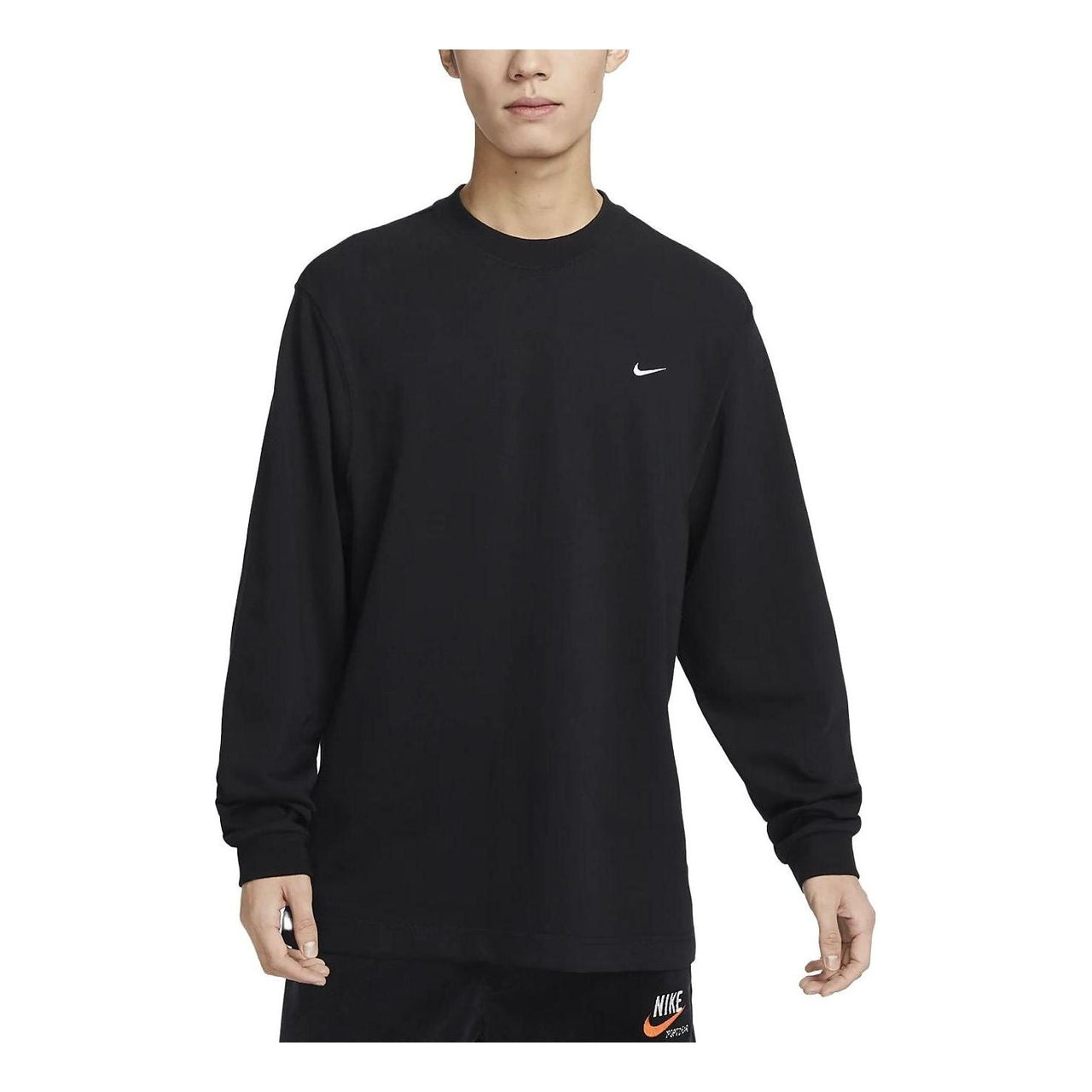 Nike Solo Swoosh Long-Sleeve Top 'Black' DX0885-010