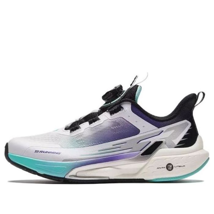 (GS) ANTA Running Series Sneakers 'White Teal' 312425513-2