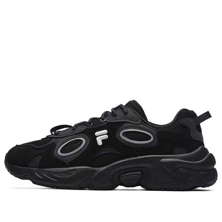 (WMNS) FILA FUSION Raccoon Sneakers 'Black' T12M217314FBK